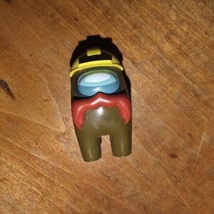 Among Us Blind Box 2" Grey Headband Brown Crewmate Mystery Mini Figure Toikido